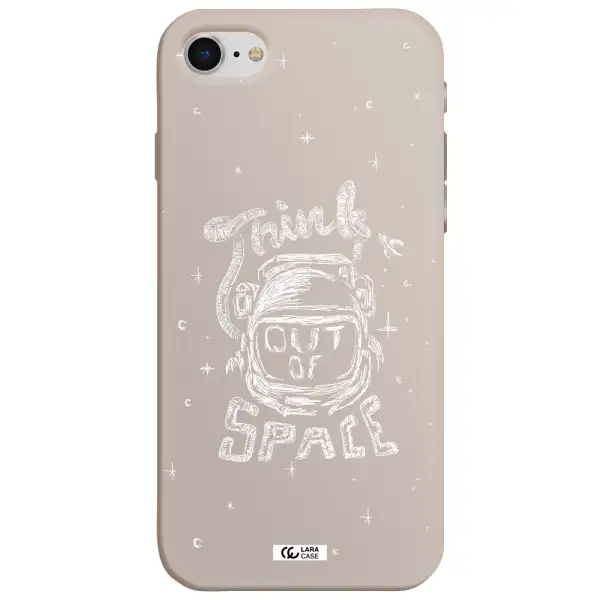 Think Out Of Space Apple iPhone se 2020 Silicone Stone Case