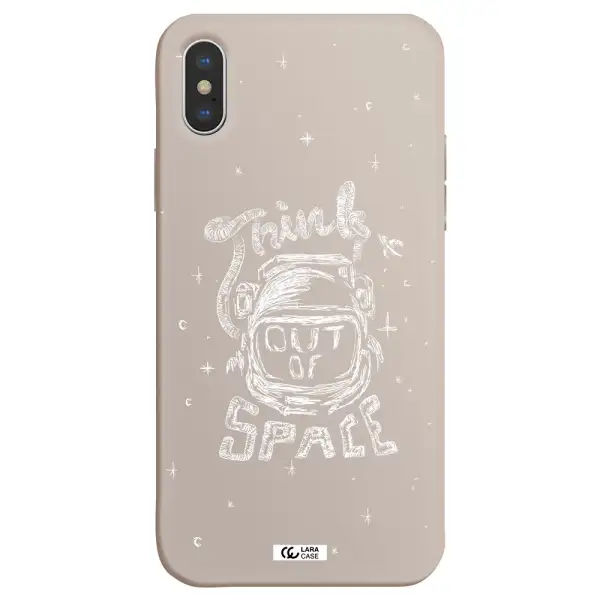 Think Out Of Space Apple iPhone X Silicone Stone Case