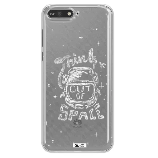Think Out Of Space Huawei Y6 2018 Clear TPU Case