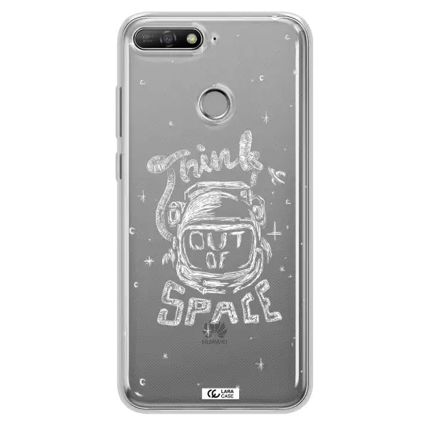 Think Out Of Space Huawei Y6 Prime 2018 Clear TPU Case