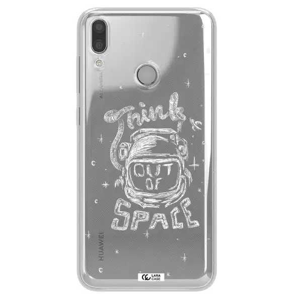 Think Out Of Space Huawei Y7 2019 Clear TPU Case