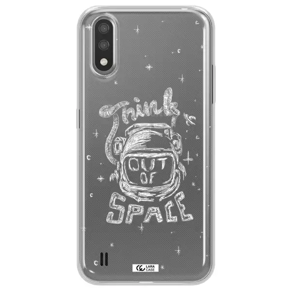 Think Out Of Space Samsung A01 Clear TPU Case