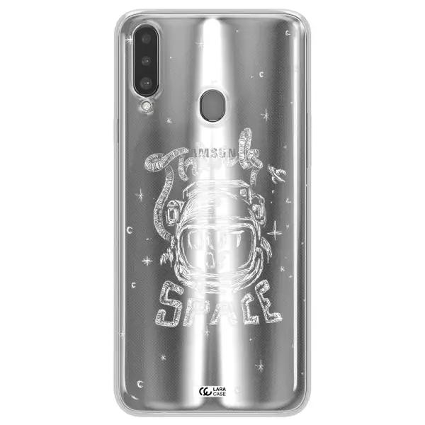 Think Out Of Space Samsung A20S Clear TPU Case
