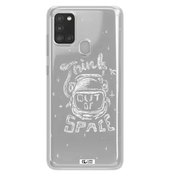 Think Out Of Space Samsung A21S Clear TPU Case