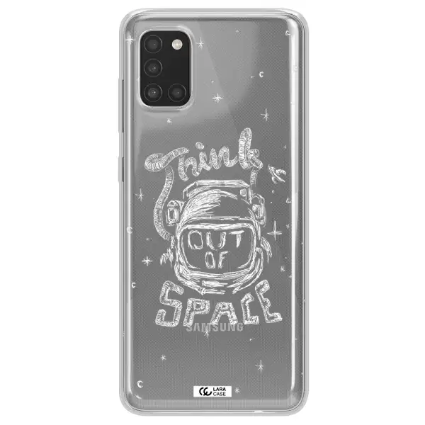 Think Out Of Space Samsung A31 Clear TPU Case