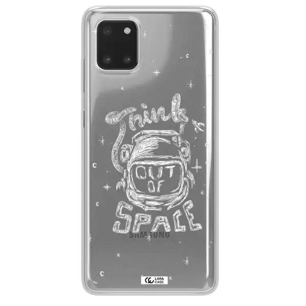 Think Out Of Space Samsung A81 Clear TPU Case