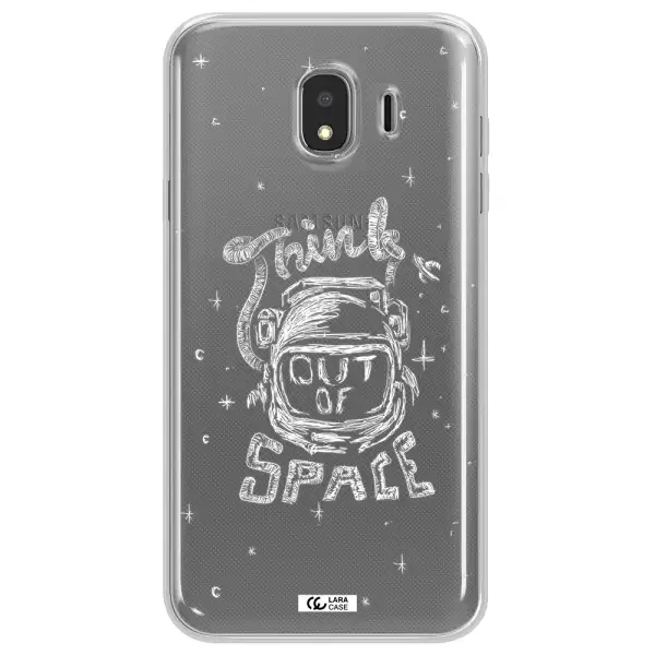 Think Out Of Space Samsung J4 Clear TPU Case
