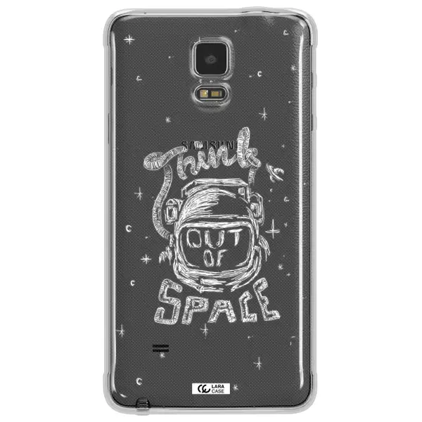Think Out Of Space Samsung Note 4 Clear TPU Case