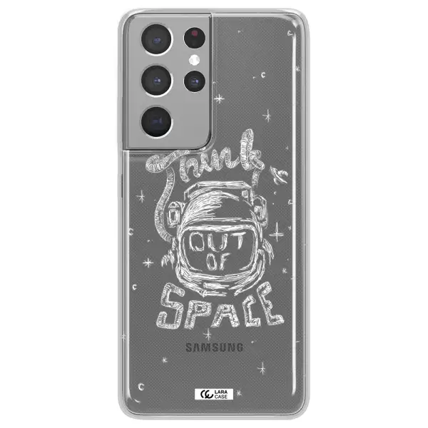 Think Out Of Space Samsung S21 Ultra Clear TPU Case
