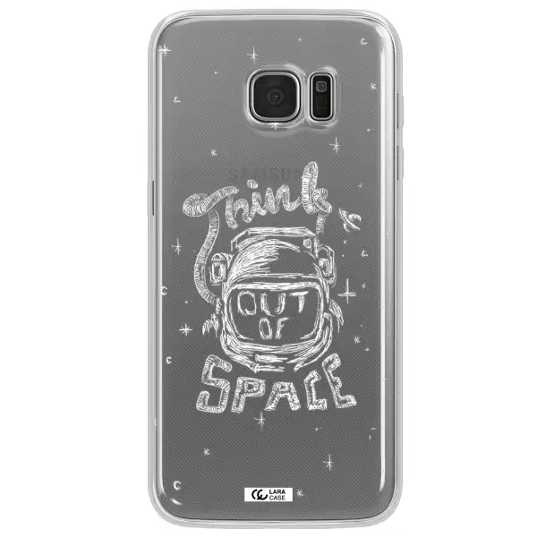 Think Out Of Space Samsung S7 Edge Clear TPU Case