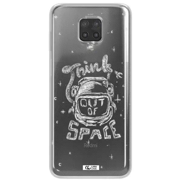 Think Out Of Space Xiaomi Note 9 Pro Clear TPU Case