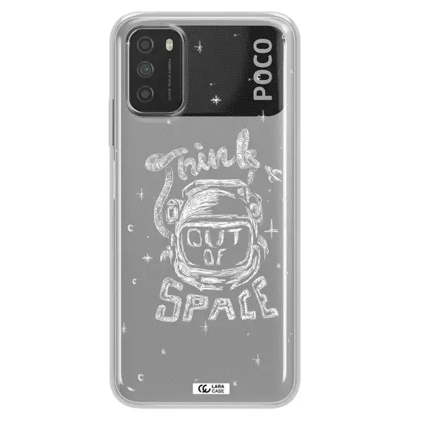 Think Out Of Space Xiaomi Poco M3 Clear TPU Case