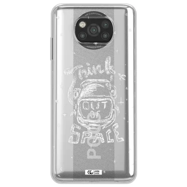 Think Out Of Space Xiaomi Poco X3 Clear TPU Case