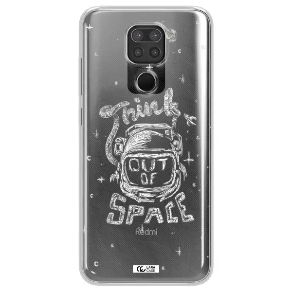 Think Out Of Space Xiaomi Redmi Note 9 Clear TPU Case