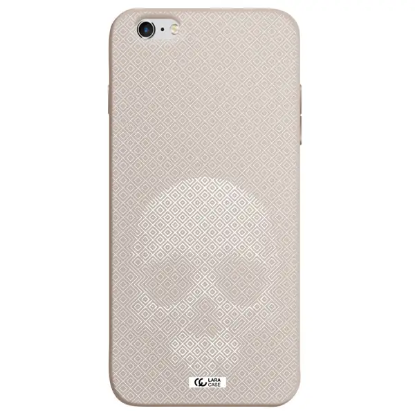 Skull Line Pattern Apple iPhone 6 s plus Silicone Stone Case