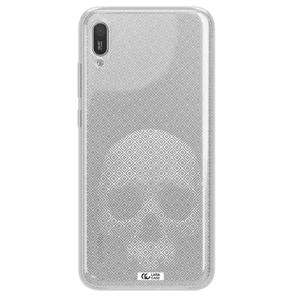 Skull Line Pattern Huawei Y6 Pro 2019 Clear TPU Case