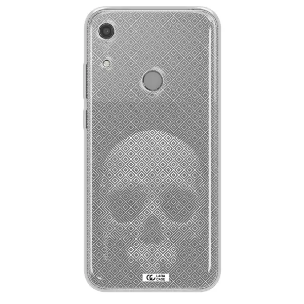 Skull Line Pattern Huawei Y6S Clear TPU Case
