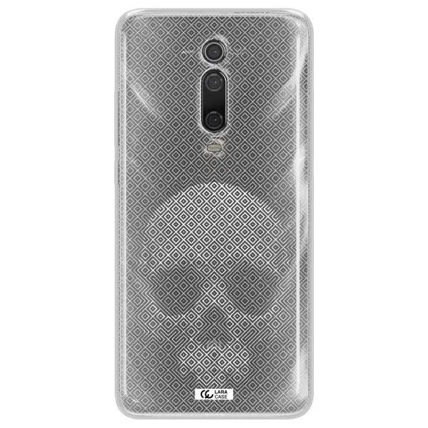 Skull Line Pattern Xiaomi Mi 9T Clear TPU Case