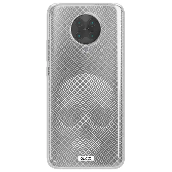 Skull Line Pattern Xiaomi Poco F2 Pro Clear TPU Case