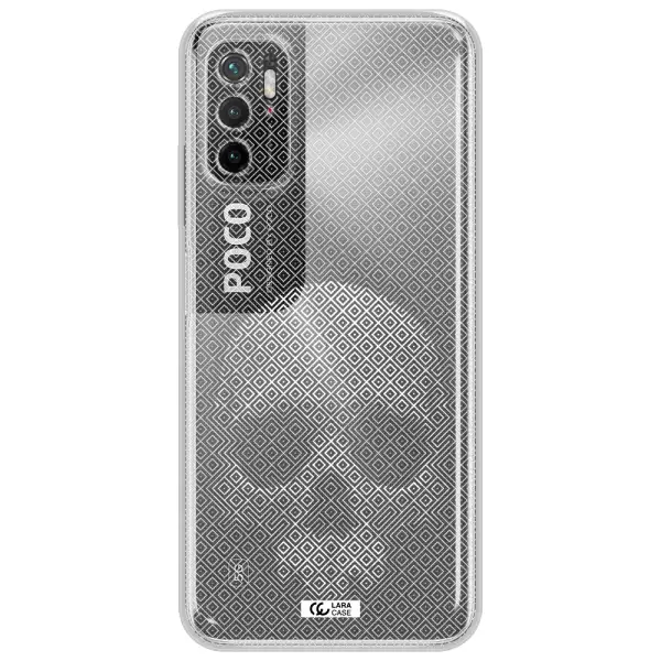 Skull Line Pattern Xiaomi Poco M4 Pro 5G Clear Tpu Case