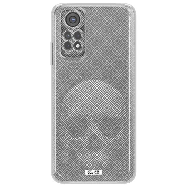 Skull Line Pattern Xiaomi Redmi Note 11S Clear Tpu Case