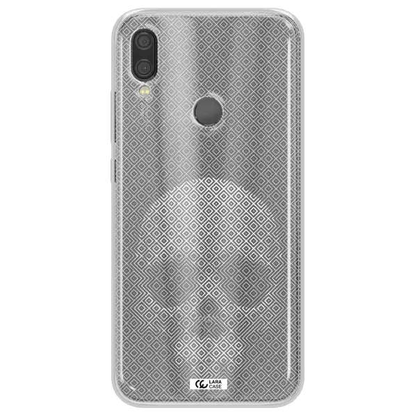 Skull Line Pattern Xiaomi Redmi Note 7 Clear TPU Case