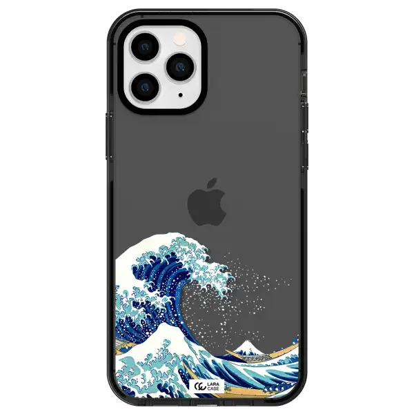 Great Wave Apple iPhone 11 pro max impact Smoke Black Case