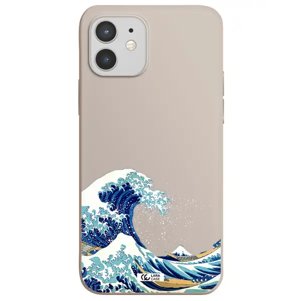 Great Wave Apple iPhone 12 mini Silicone Stone Case
