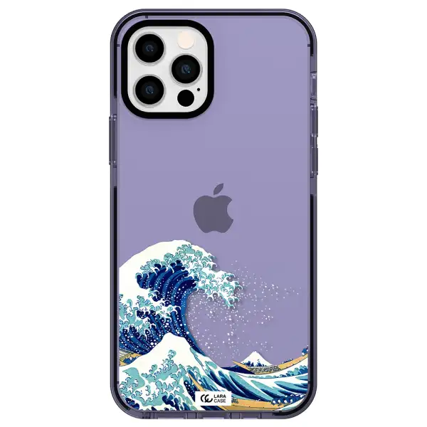 Great Wave Apple iPhone 12 pro impact Lilac Case