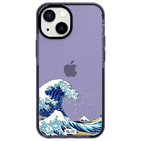 Great Wave Apple iPhone 13 mini impact Lilac Case
