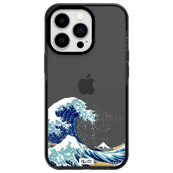 Great Wave Apple iPhone 13 Pro impact Smoke Black Case
