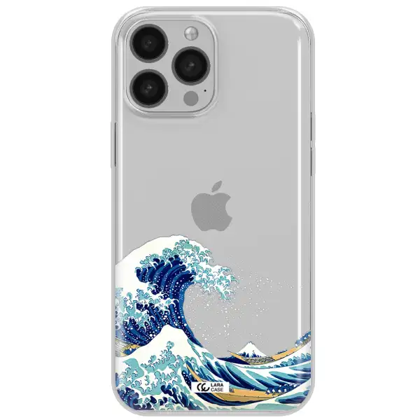 Great Wave Apple iPhone 13 Pro Max Clear TPU Case