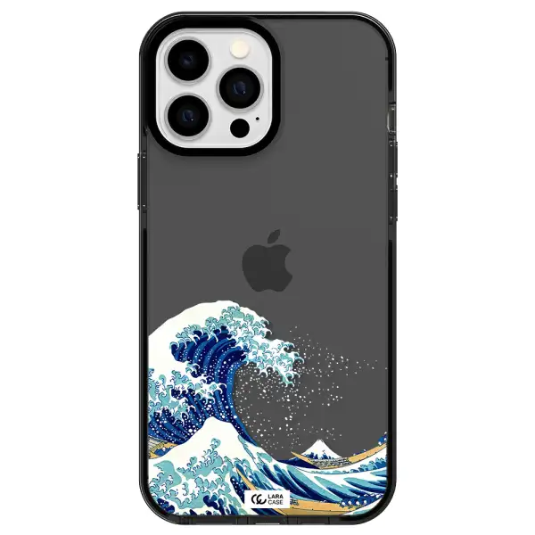 Great Wave Apple iPhone 13 Pro Max impact Smoke Black Case