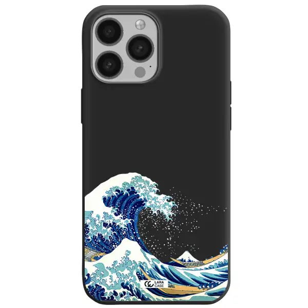 Great Wave Apple iPhone 13 Pro Silicone black Case