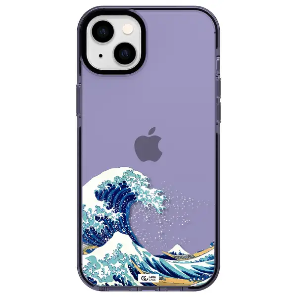 Great Wave Apple iPhone 14 plus impact Lilac Case