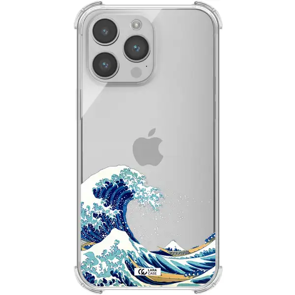 Great Wave Apple iPhone 14 pro Clear PC Case