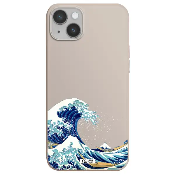 Great Wave Apple iPhone 14 Silicone Stone Case