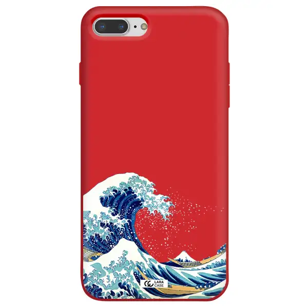Great Wave Apple iPhone 7 plus Silicone Imperial Red Case