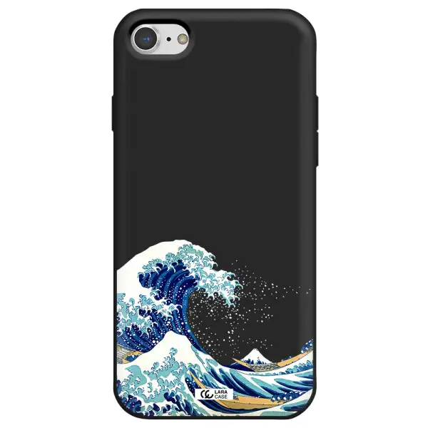 Great Wave Apple iPhone 7 Silicone black Case