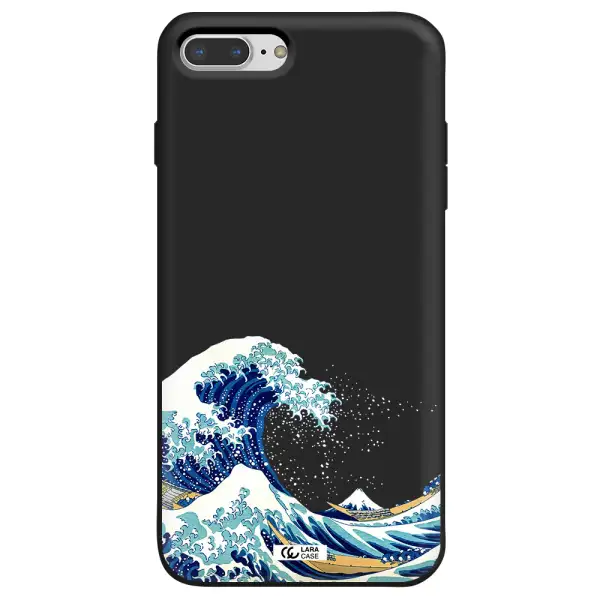 Great Wave Apple iPhone 8 plus Silicone black Case