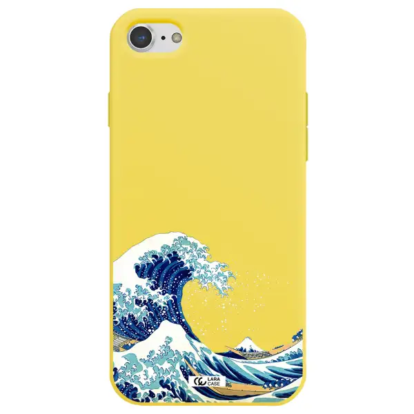 Great Wave Apple iPhone 8 Silicone canary yellow Case