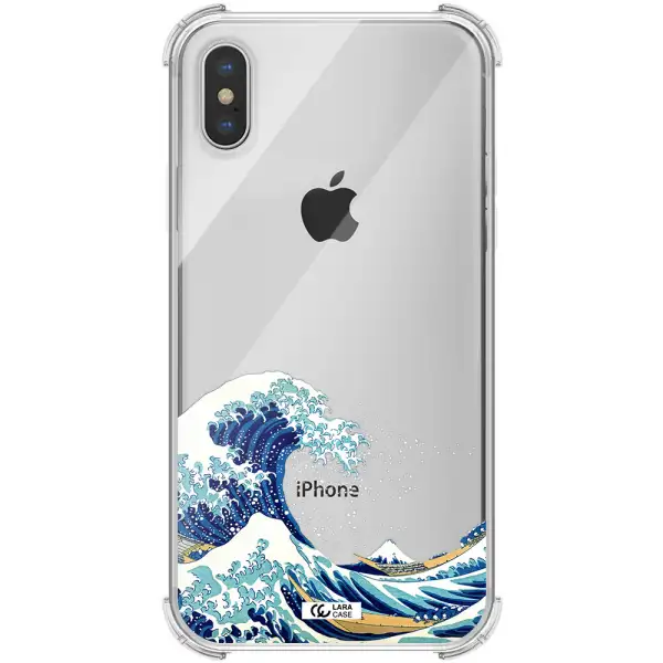 Great Wave Apple iPhone XS Clear PC Case