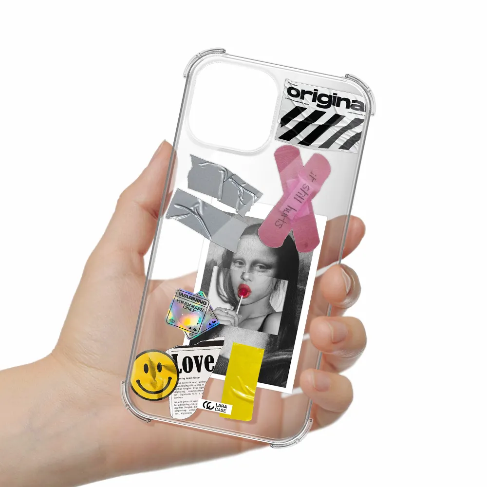 Mona Lisa Street Style Apple iPhone 13 Clear PC Case