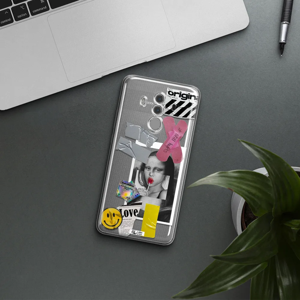 Mona Lisa Street Style Huawei Mate 10 Pro Clear TPU Case