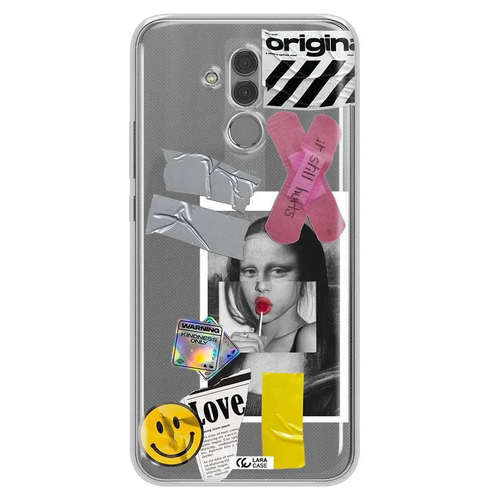 Mona Lisa Street Style Huawei Mate 20 Lite Clear TPU Case