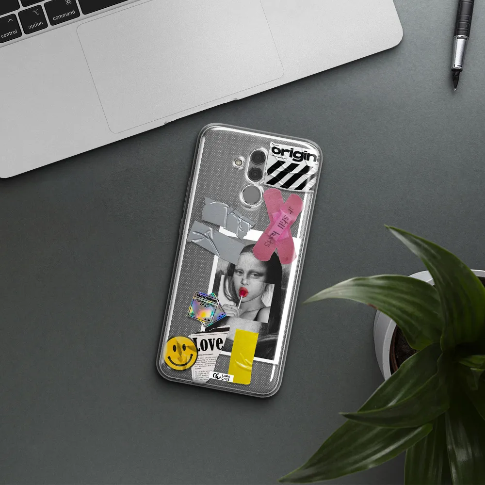 Mona Lisa Street Style Huawei Mate 20 Lite Clear TPU Case