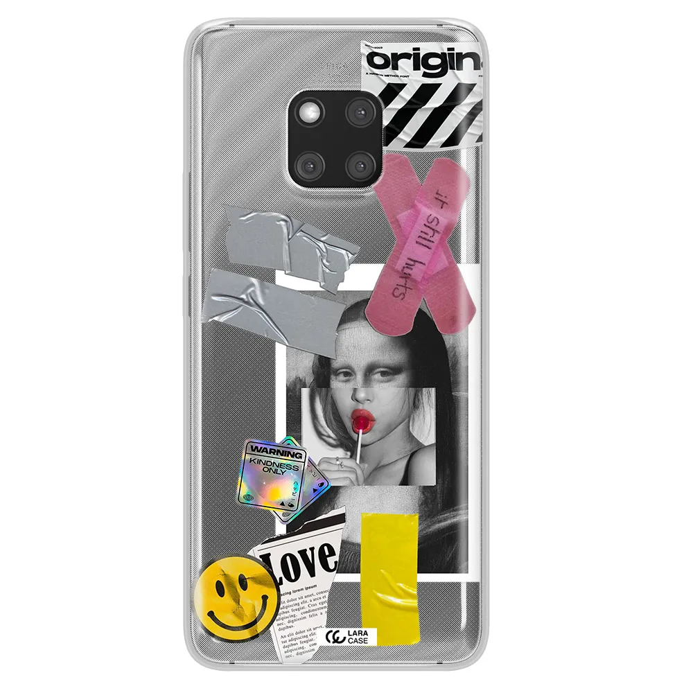 Mona Lisa Street Style Huawei Mate 20 Pro Clear TPU Case