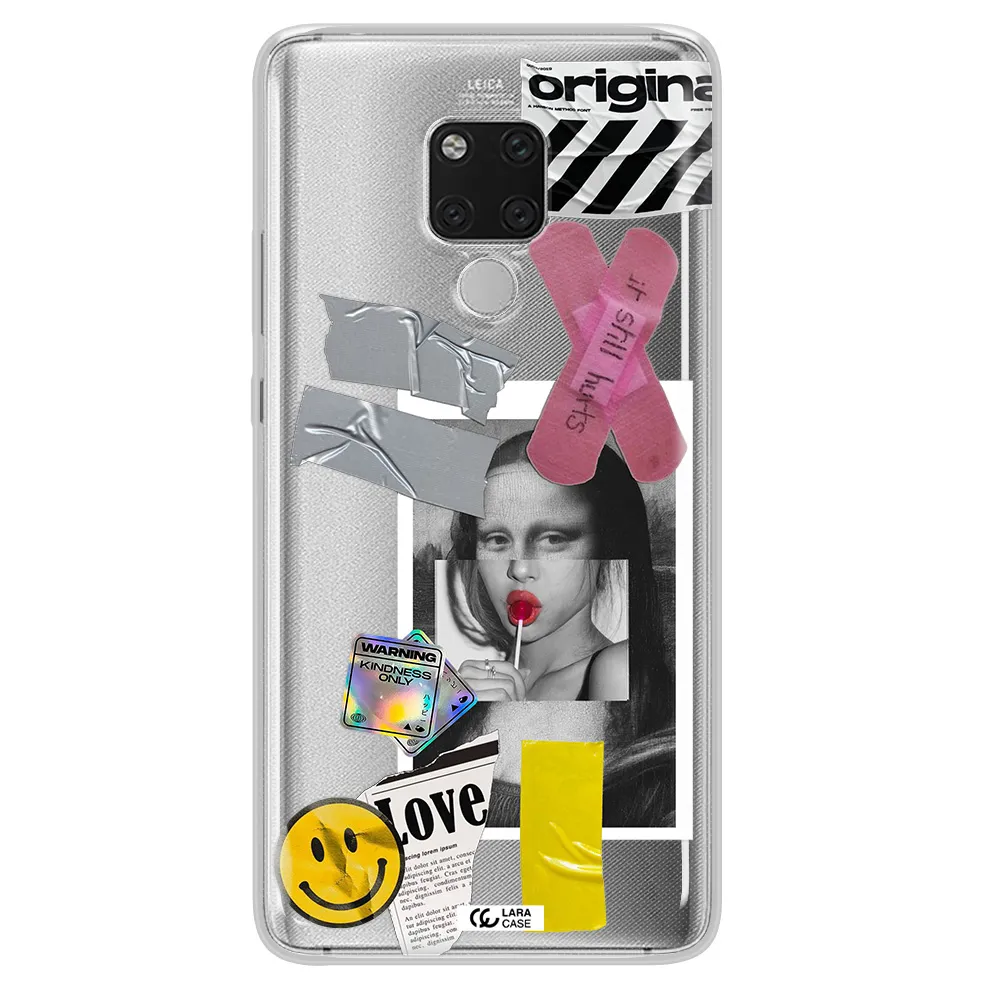 Mona Lisa Street Style Huawei Mate 20X Clear TPU Case