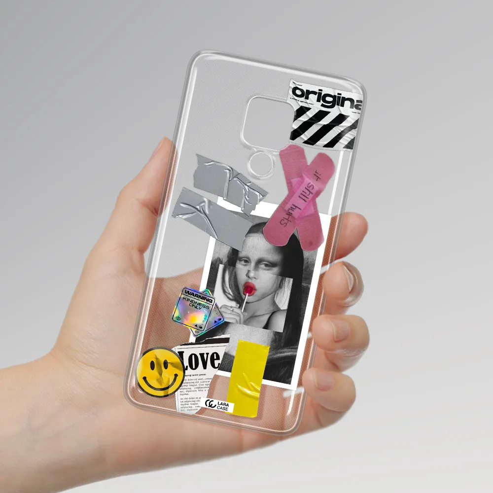 Mona Lisa Street Style Huawei Mate 20X Clear TPU Case