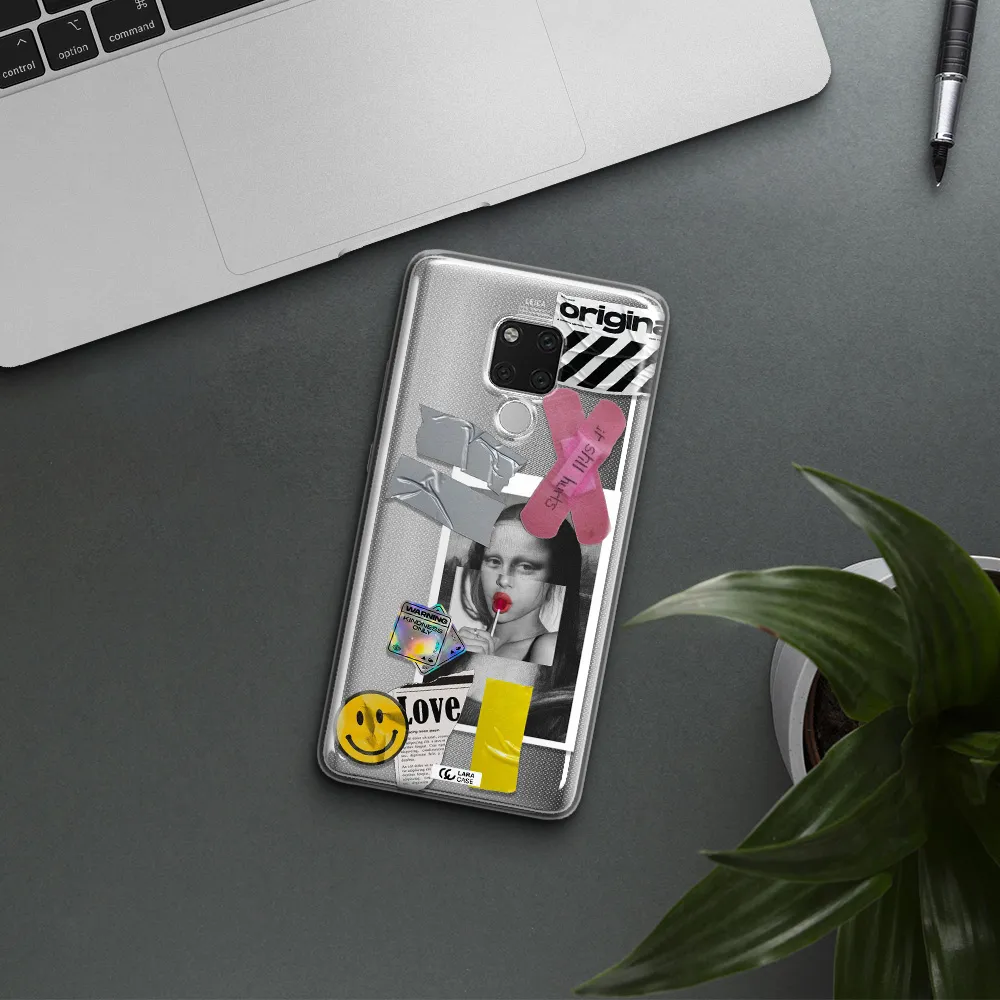 Mona Lisa Street Style Huawei Mate 20X Clear TPU Case